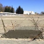 Заплатки на центральной площади Ижевска